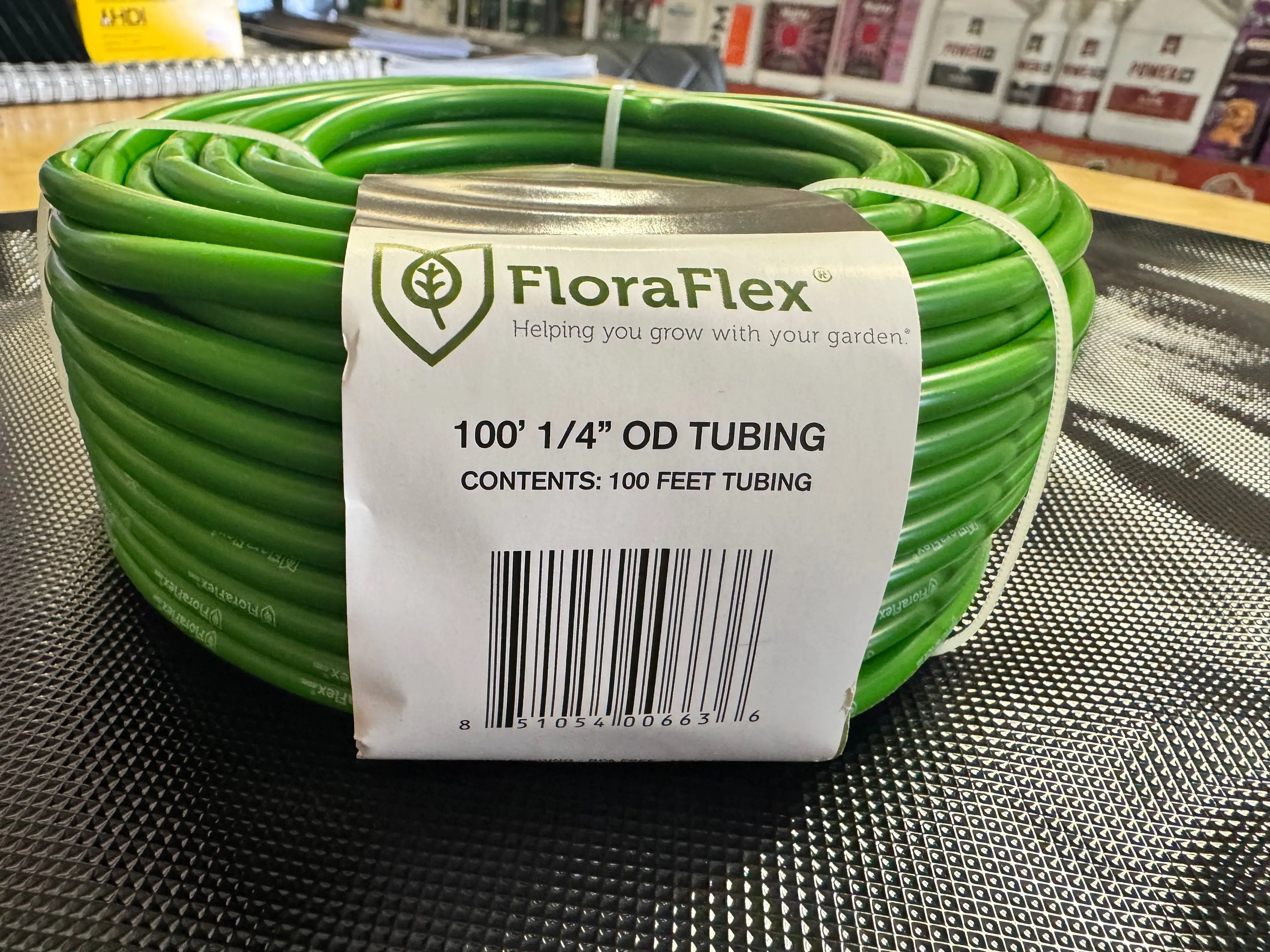 FloraFlex Tubing – 1/4" OD x 100 ft | Flexible Irrigation Hose for Hydroponics & Drip Systems