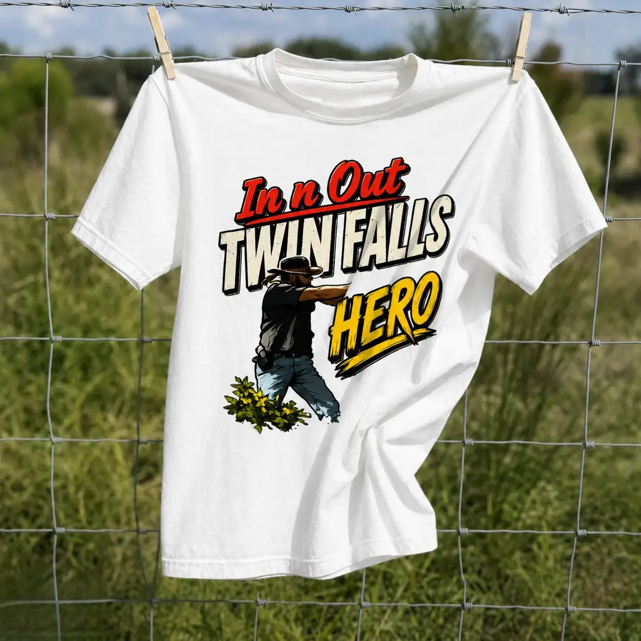 Twin Falls Hero T-shirt, Unisex Shirt Gifts