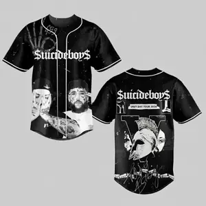 SSuicideboy G59 Baseball Jersey, Personalized Suicideboy Merch Shirt, Greyday Tour Shirt, City Morgue Tshirt, Music Tour 2026 Gift