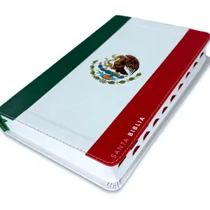 Biblia Letra Grande 12 Puntos Mexican Flag Design Premium Quality Holy Bible