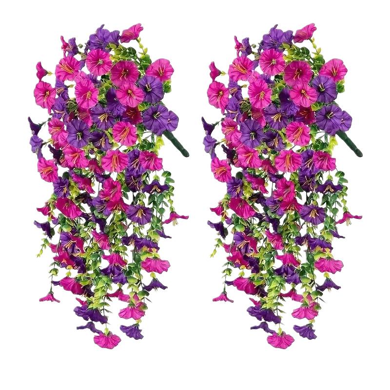 8 packs Artificial Flowers for Outdoor Decoration,FauxDaisy Flowers for Fall Decor,Realistic Eucalyptus LeavesSilk Mums Fake Plants for Garden Pot,FrontPorch,Courtyard,Patio,Lawn