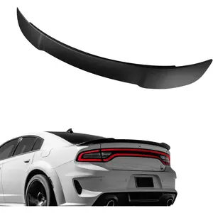car stuffRear Spoiler Wing, Hard ABS Rear Trunk Spoiler Rear Wing Fits for 2011-2020 for Dodge Charger Sedan (Matte Black)