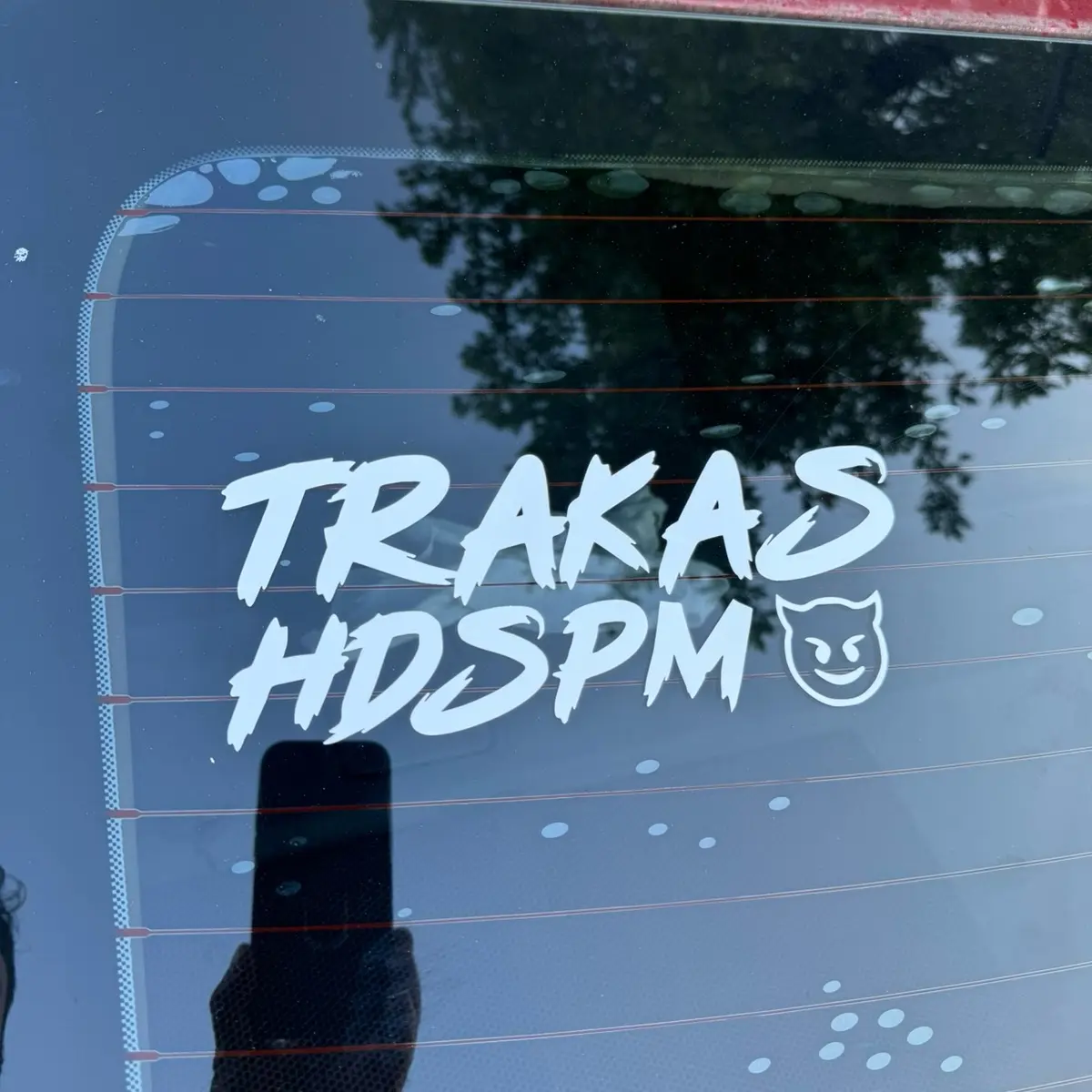 Trakas hdspm car decal calcomania