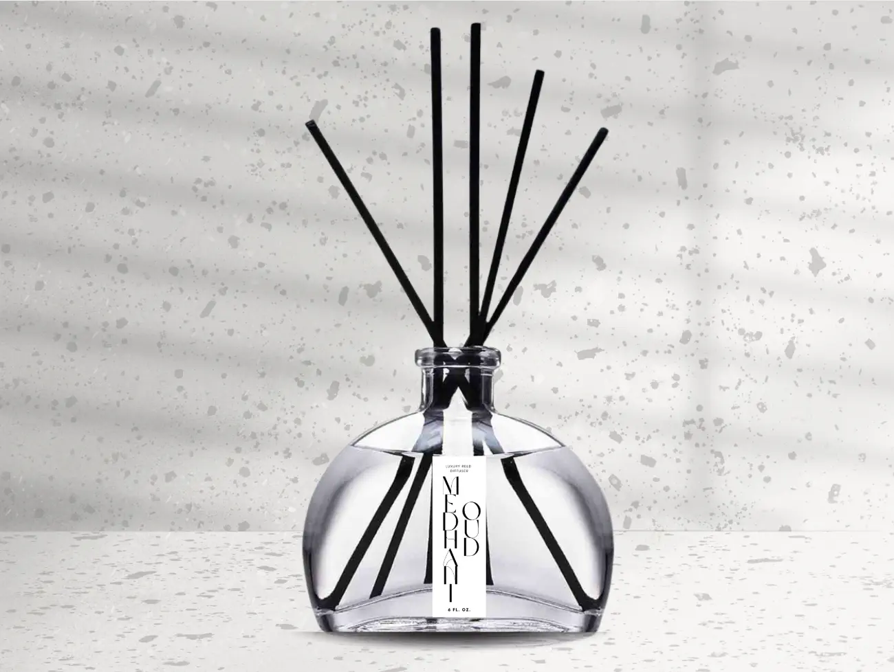 Luxury Reed Diffuser- Medani Oud -Comparable to Luxury Markets of Dubai