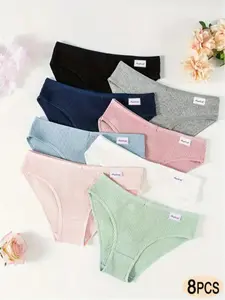 Women's Seamless Pastel Panties Pack, Womenswear Underwear Essentials Panties Womenswear Everyday Lingerie Style Lingerie Style Lingerie Style Elegance Piece Outfit Piece .period underwear   panties  thong thongs