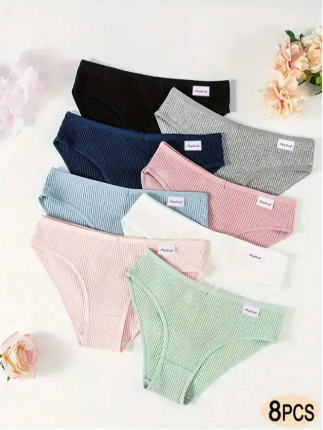 Women's Seamless Pastel Panties Pack, Womenswear Underwear Essentials Panties Womenswear Everyday Lingerie Style Lingerie Style Lingerie Style Elegance Piece Outfit Piece .period underwear   panties  thong thongs