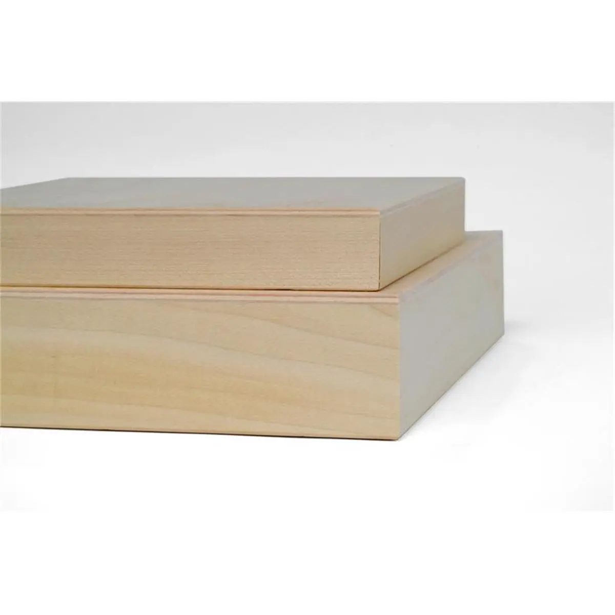 212 MAIN American Easel 14x14 in. Flat Birch Painting Panel - Birch Face, Cradle Back, Natural Finish, Unprimed, Arts Crafts Supplies, Office Stationery
