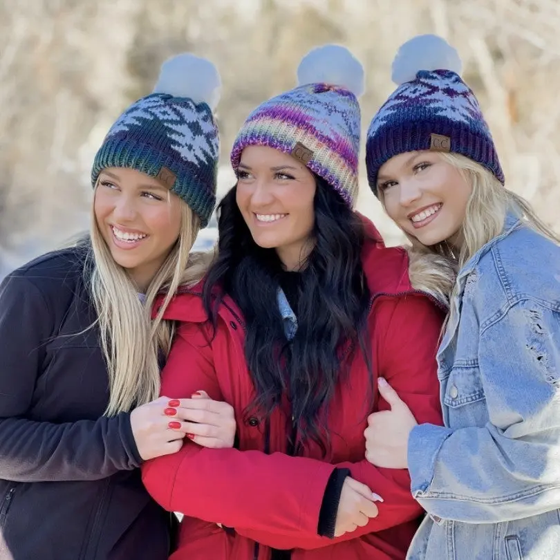 CC Ombré Aztec Beanie