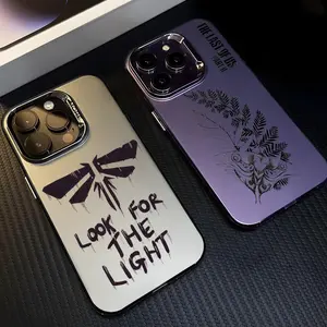 PIKPAKA TV T-The L-LastS Of Us Logo Fashion Cool Protective Phone Case For IPhone 17 16 15 14 13 12 11 Pro Max Air Matte Laser Aurora Shockproof Funda Anti-Drop Anti-Fingerprint Cover