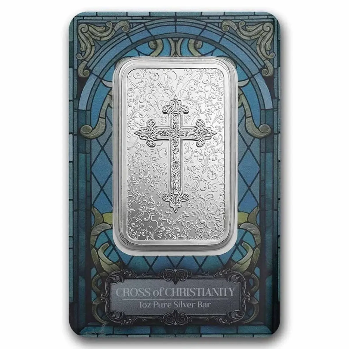2026 PAMP Suisse Cross of Christianity 1 oz Silver Bar - In Assay w/Sleeve