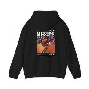 Eli Tomac #3 Motocross Graphic T-Shirt Hoodie Sweatshirt 2 Sided - Dirt Bike Racing Fan Shirt, Supercross Race Outfit