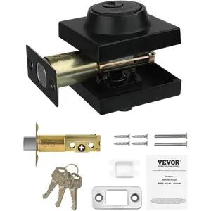 VEVOR Keyless Entry Door Lock with Handle Set, Electronic Keypad Deadbolt with Lever Handles, Pioneering Easy - Grip Design, Customizable User Codes, Keyed Entry, Auto Lock, Anti - Peeking, SilverVEVOR Super Brand Day