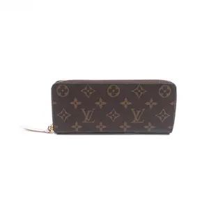 Pre-owned Louis Vuitton Coated Canvas Small Leather Goods Clemence Monogram Wallet T10402942