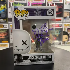 Funko Pop! Autographed Disney Nightmare Before Christmas Jack Skellington Signed By Chris Sarandon 1633