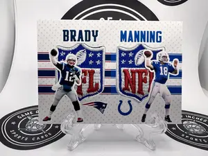 Dual NFL Shield Patch Card – GOAT QB Rivalry Edition