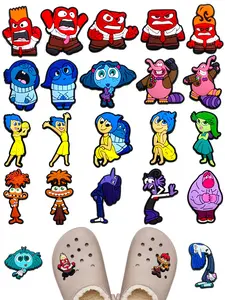 9-20pcs Brainy Agent Cartoon Shoe Charms, Cute Fun Decorative Shoe Accessories, Perfect Gift for Kids & Adults, All Seasons