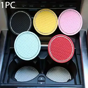 Car Coaster Water Cup Bottle Holder Anti-slip Pad Mat Silica Gel For Interior Decoration Car Styling Accessories