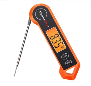ThermoPro TP19H Digital Meat Thermometer for Cooking with Ambidextrous Backlit and Motion Sensing Kitchen Cooking Food Thermometer for BBQ Grill Smoker Oil Fry Candy Instant Read Thermometer