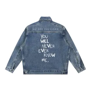 WAAL ICON — “You Will Never Ever Know Me” Denim Jacket
