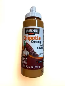 Salsa Cremosa de Chipotle 265 g Zaaschila | Zaaschila Chipotle Creamy Hot Sauce – Mild Chipotle Sauce 9.35 oz (265 g) – Mexican Chipotle Cream Sauce