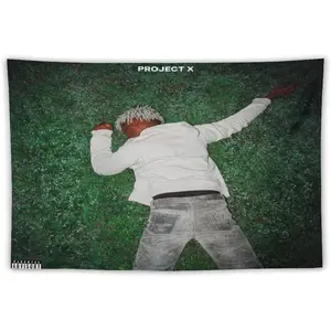 Ken Carson Project X Music Tapestry Wall Hanging for Bedroom, Living Room, College Dorm Decor