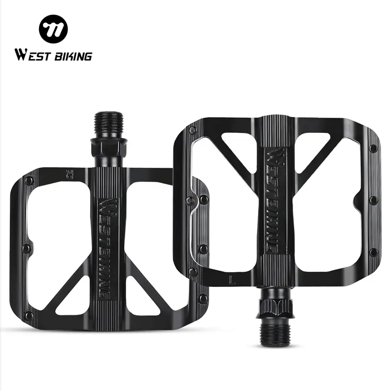 WEST BIKING Bicycle Pedal. Mountain Bike Aluminum Alloy Bicycle Pedal, High Quality Anti-slip Pedal, Mountain Road Bike Pedal, Bicycle Parts