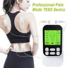 Rechargeable TENS Vibratory Muscle Massager - Dual Channel Muscle Massagers for Sports & Outdoor Fitness, Compact Pulse Unit with 10 Modes, 30 Intensity Levels, 4 Pads for Pain Relief & Recovery