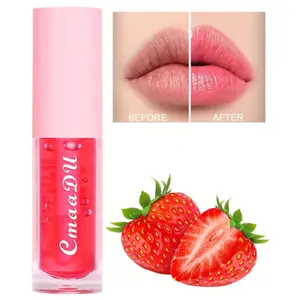 Strawberry Fruit Flavor Moisturizing Color Changing Lip Glaze Strawberry Fruit Flavor Moisturizing Color Changing Lip Glaze