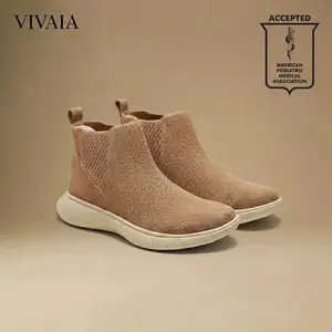 VIVAIA Women's Water-Repellent Sneaker Arch Fit Boot Sliders, APMA, Fall/Winter Footwear Travel  Boots, Winter boots (Urban Boots)