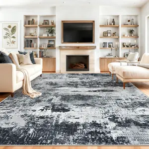 【SummerVibes】【MovingSeason】EIKIONE Bohemian Distressed Rug Non-Toxic Soft Anti-Slip Sizes 5x7-10x14 for Bedroom Living Room Nook Waterproof Stain-Resistant Easy Clean Distressed Geometric Boho Decor Solid Craftsmanship US Fast Shipping After-Sales