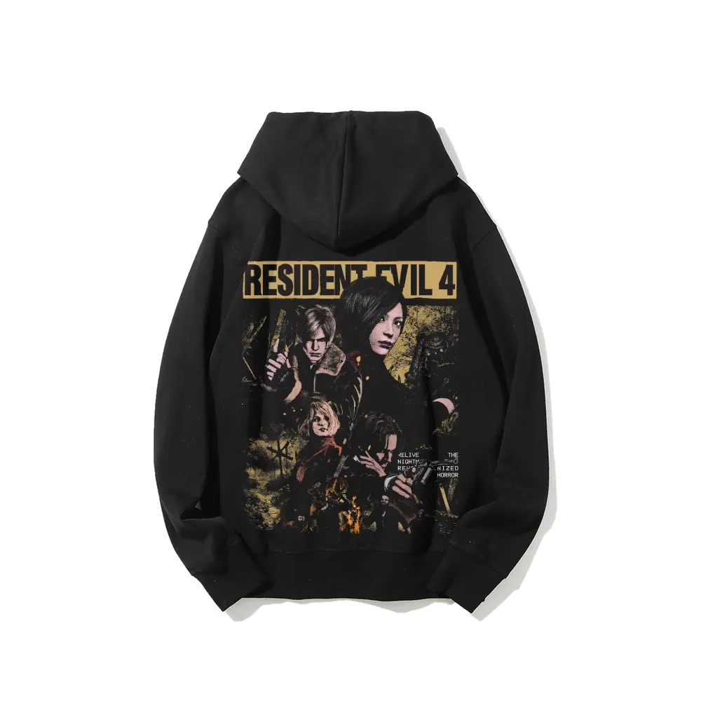 Resident Evil 4 Ada Wong Leon Ashley Printed Unisex Casual Hoodie