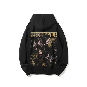 Resident Evil 4 Ada Wong Leon Ashley Printed Unisex Casual Hoodie
