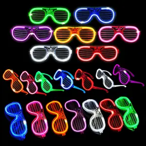 22 PCS LED Light Up Glasses Bulk Glow Glasses Glow In The Dark Party Supplies Neon Party Favors for Adult Glow sticks Light Up Glasses fit Holiday Birthday,Wedding,Valentine's Day and Halloween Party Supplies Cosplay