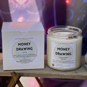 Money Drawing Intention Candle