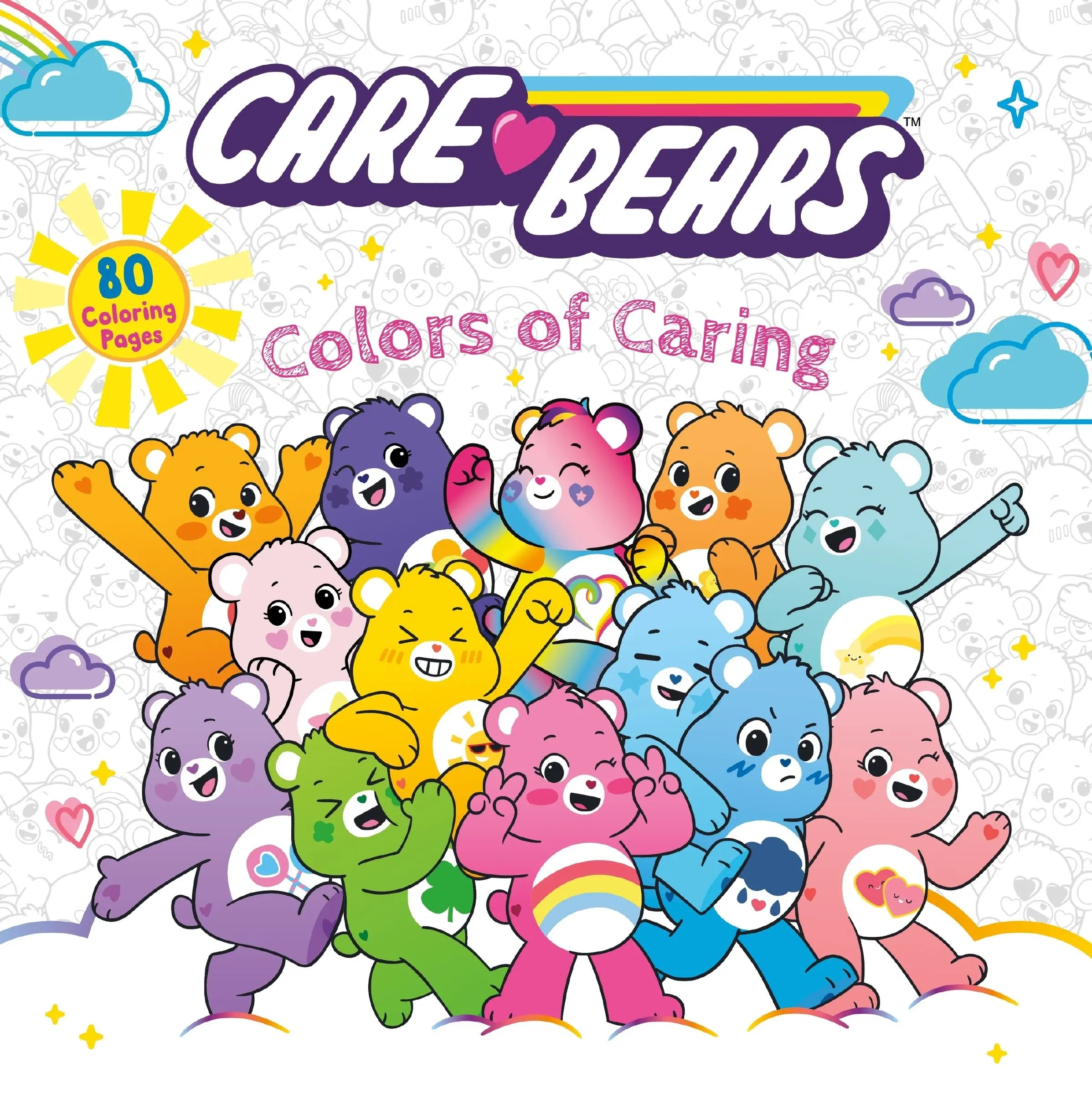 Care Bears: Colors of Caring: A Coloring Book (Care Bears: Volume Number 1) by || [Paperback Book]