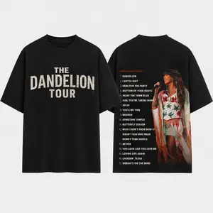 Ver 3 Langley Dandelion Tour Dandelion New album 2026 Unisex Oversized Premium Cotton T-Shirt, The Ella Fellas Hoodie Sweater T-Shirt , Vintage Music Merch T-Shirt, Music Country Style, New Album Gift For Fans