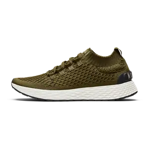 NOBULL Men's Allday Knit Shoe in Tactical Green - Everyday Walking Sneaker, Comfortable Slip-On Shoe, Casual Trainer
