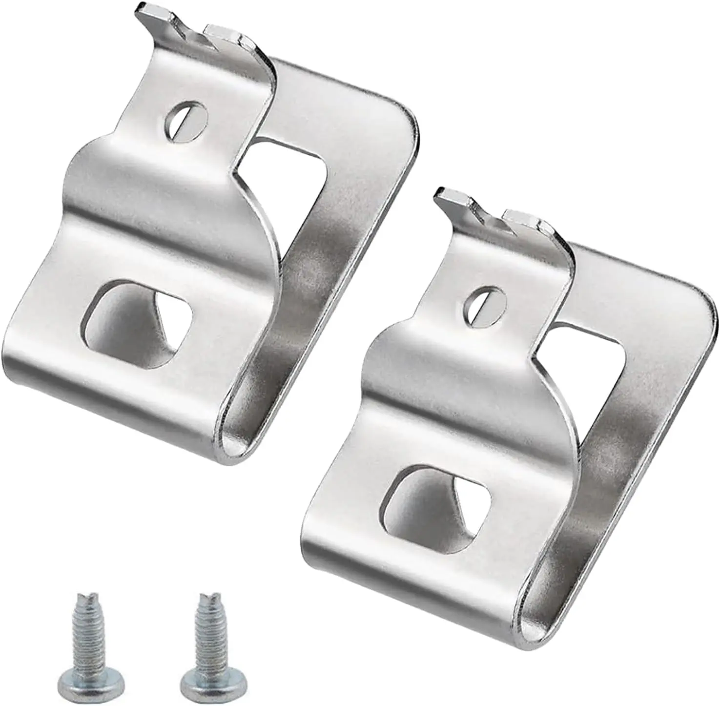 2 count Belt Clips for  304 Stainless Steel Drill Tool Clips Hook Kit, Clips,with Screws for  N268241 N086039 Fit for 20V Power Tools DCD980 DCD985 DCD980L2 DCD985L2