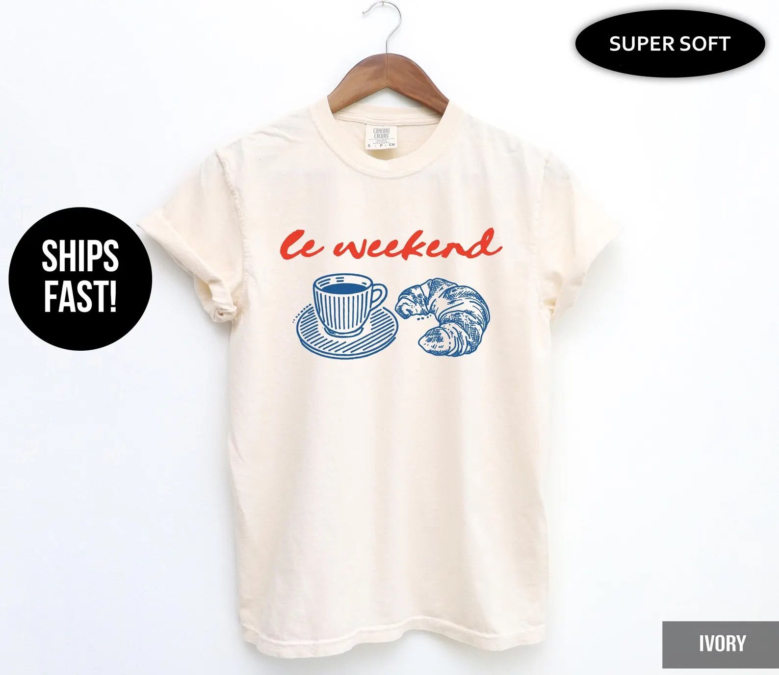 Le Weekend Shirt Comfort Colors, Cof &hellip;