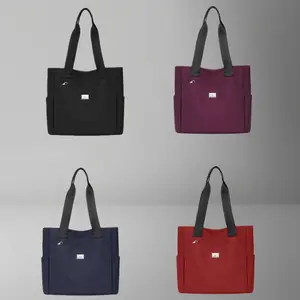Casual Style Lightweight Shoulder Bag Large Capacity Resistant  Tote Bags with Multi Pocket Design for Work Travel and Daily Use
