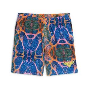 PUMA Mens Melo Alien Skins Ii Graphic Athletic Shorts Casual Bottoms Casual - Black