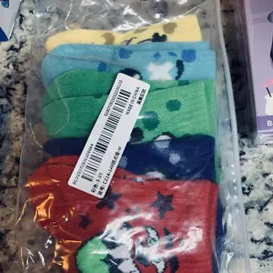 5 Pairs Kids Cartoon Crew Socks, Soft Breathable Sports Socks for Boys & Girls, All Seasons Wear, Colorful Design