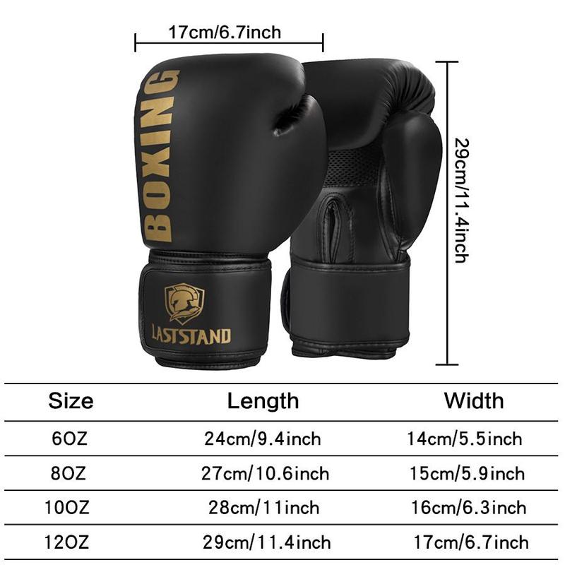 Thickened Boxing Gloves for Training, Summer Gifts, 1 Pair Professional Boxing Gloves for Men & Women, Boxing Equipment, Sports Equipment for Home Gym, Christmas Gift