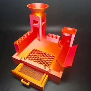 3D Printed Modular Tray With Screen Drawer, Funnel, Tool Holes, V Roller and Grinder Storage