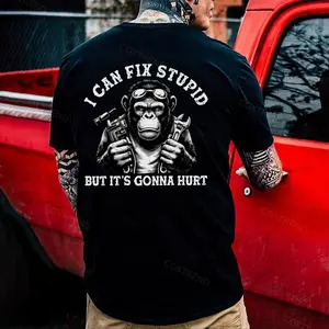 I Can Fix Stupid But It's Gonna Hurt Printed Men's T-shirt