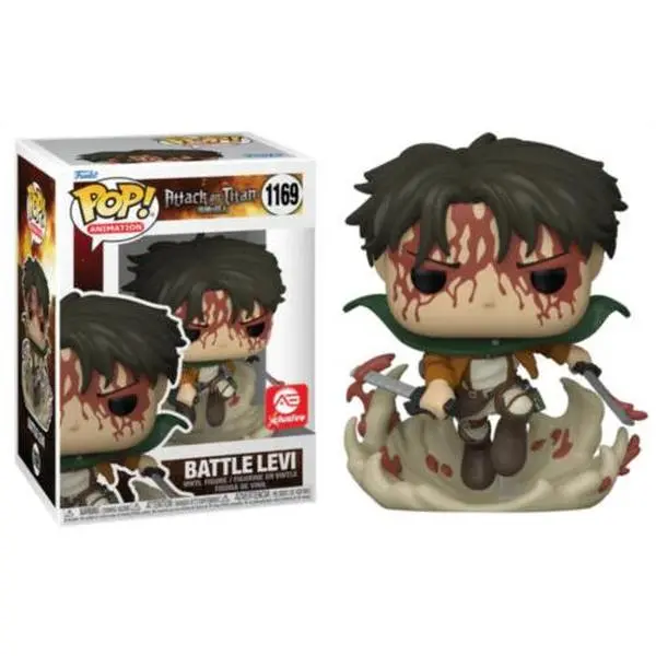 Funko POP! Animation Attack On Titan Battle Levi #1169 [Bloody] AE Exclusive