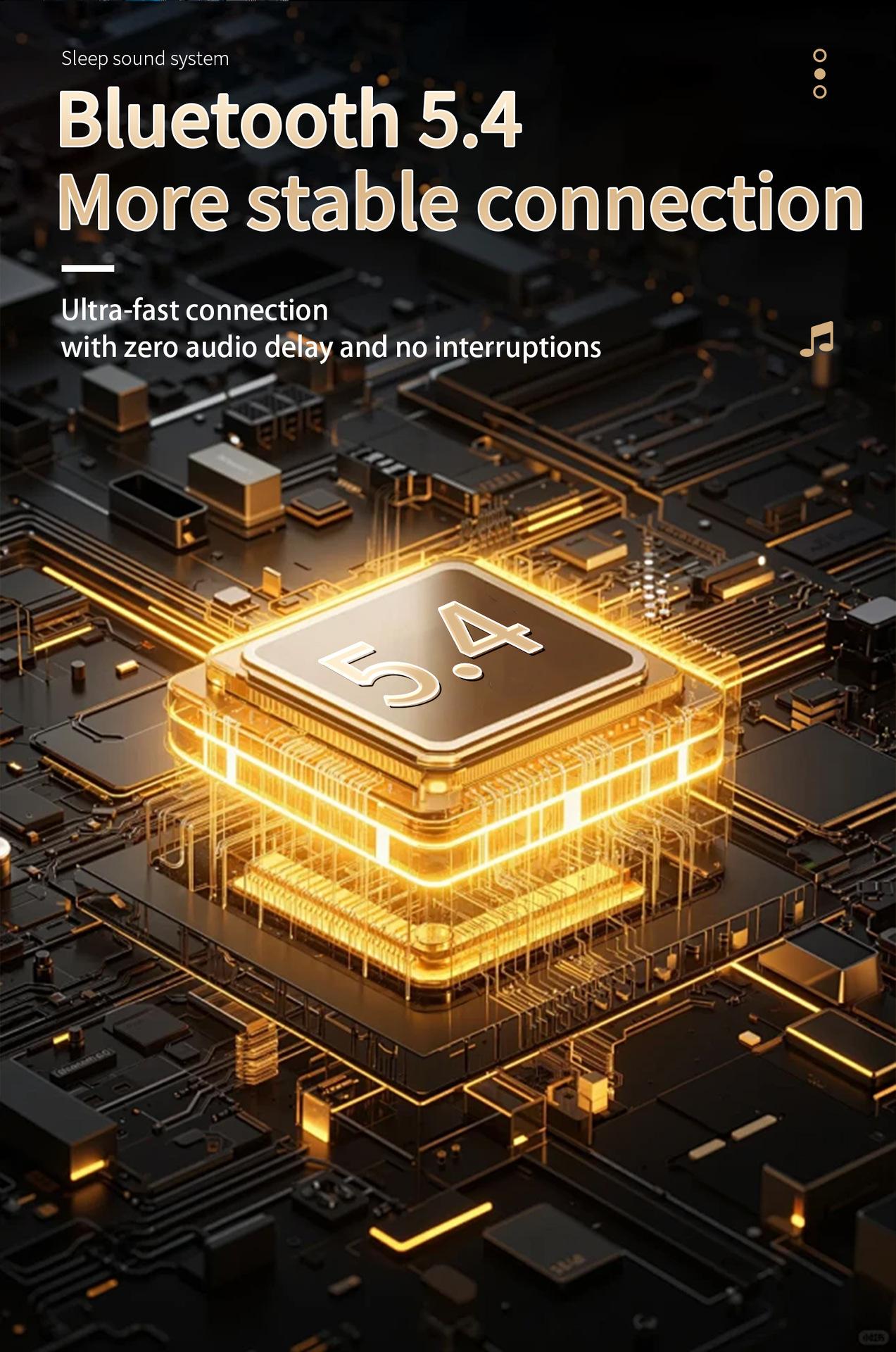 Pillow Speaker – Bluetooth Bone-Conduction Sleep Speaker with White Noise & Sleep Timer, Cozy Under Pillow Audio for Side Sleepers Valentine's Day gift, New Year's gift