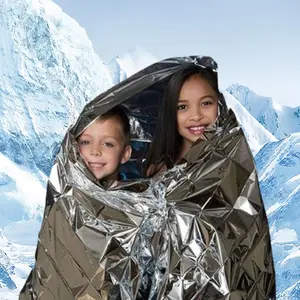 Emergency Thermal Blankets, Waterproof, Heat-reflective, Compact & Durable Weather Emergency Protection, Outdoor Survival Supplies