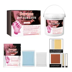 DOWMOO Diy For Love Keepsake Hands Casting Kit, Clone Powder Model Powder 3d Three-Dimensional Hand And Foot Film Technology Souvenir