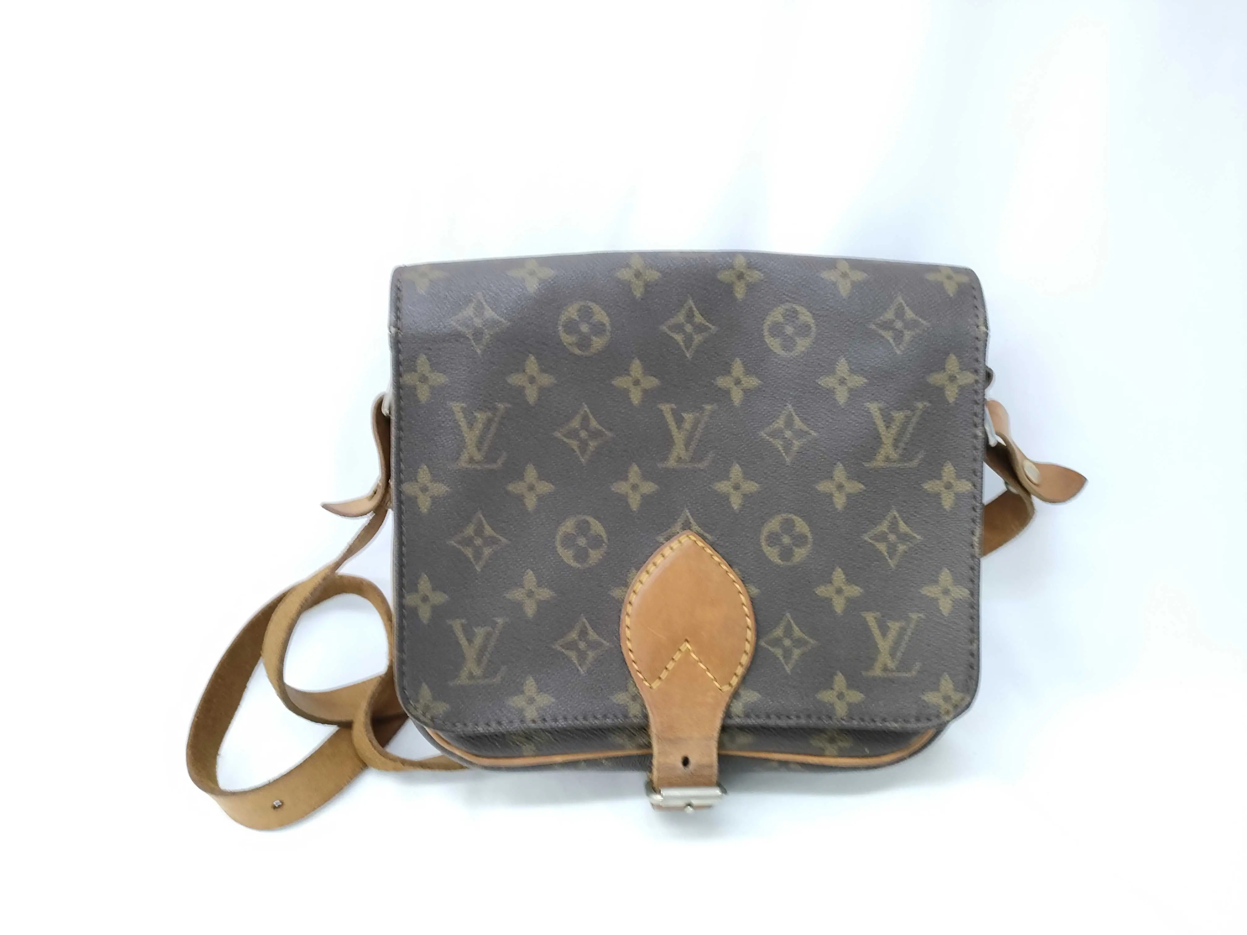 Pre-owned Louis Vuitton PVC Shoulder Bags Monogrammed Cartesier shoulder bag